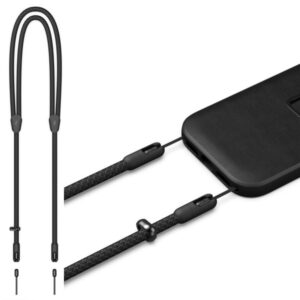PEAK DESIGN Mobile Crossbody Strap Black - czarny, pasek do telefonu lub małego aparatu, dwa punkty mocowania