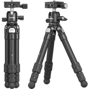 SMALLRIG 5026 Karbonowy, stołowy, kieszonkowy statyw z głowicą foto, 12-40cm, do 3kg, po złożeniu 27,5cm