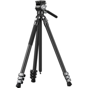 SMALLRIG 5885 CT-22 Karbonowy statyw z głowicą, podróżny, waga 1,2kg, do 160cm + uchwyt do smartfona.