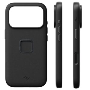 PEAK DESIGN MOBILE EVERYDAY CASE Slimlink, Black Leather -  Czarna skóra, ETUI do telefonu iPhone 18 PRO MAX