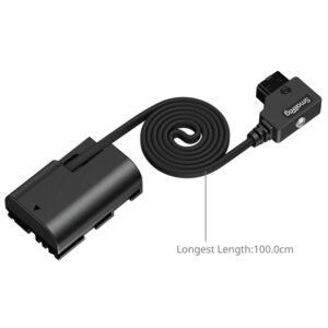 SmallRig 6415 kabel zasilający z dołączanym, samozwijającym się złączem D-TAP do urządzeń zasilanych akumulatorem NP-F, NP-F550