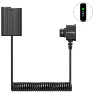 SmallRig 6537 Dummy Battery Power Cable, kabel zasilający ze złącza D-Tap (np: aku V-Mount) aparaty NIKON zasilane akumulatorem EN-EL15c