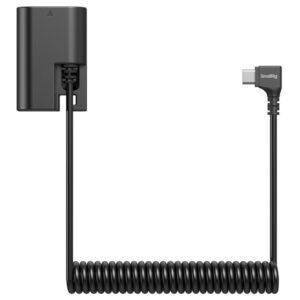 SmallRig 6540 Dummy Battery Power Cable, kabel zasilający ze złącza USB-C aparaty CANON zasilane akumulatorem LP-E6P