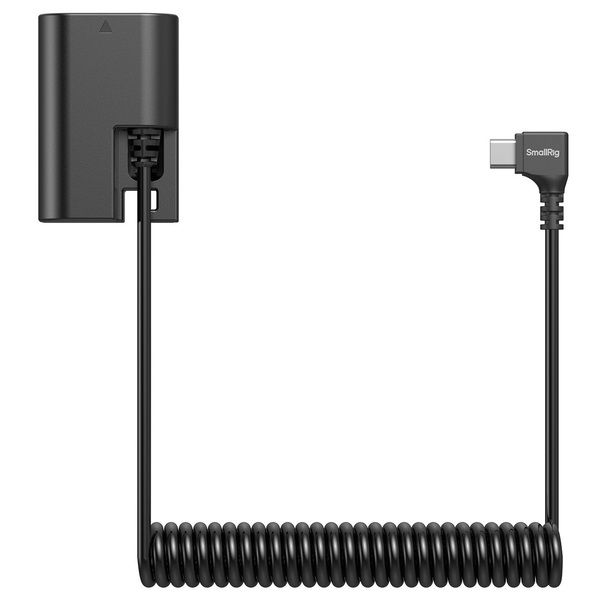 SmallRig 6540 Dummy Battery Power Cable, kabel zasilający ze złącza USB-C aparaty CANON zasilane akumulatorem LP-E6P