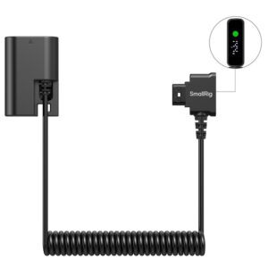 SmallRig 6656 Dummy Battery Power Cable, kabel zasilający ze złącza D-Tap (np: aku V-Mount) aparaty CANON zasilane akumulatorem LP-E6P