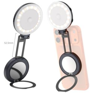 SmallRig 6277 CZARNA Lampa LED M2 z magnetycznym uchwytem i podpórką do telefonów, smartfonów