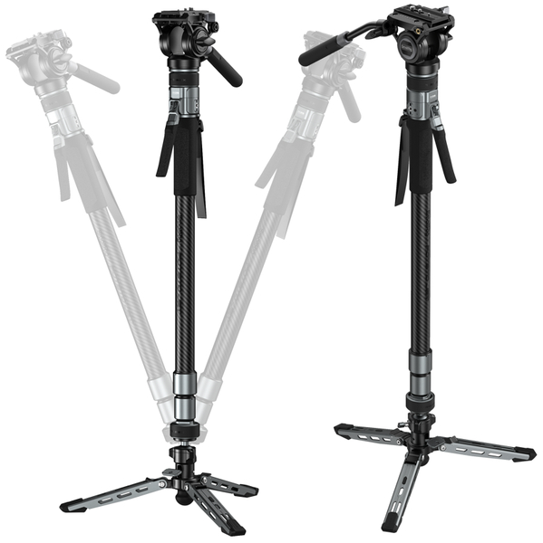 SMALLRIG 6286 X Potato Jet TRIBEX PRO MONOPOD (wersja wideo), karbonowy statyw hydrauliczny