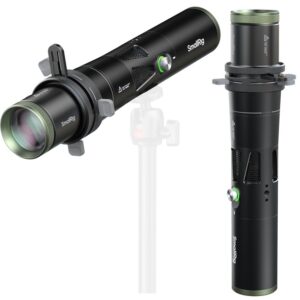 SmallRig 6377 zestaw: lampa RF 20C SP ze strumienicą Air Spotlight Kit, 10 filtrów GOBO