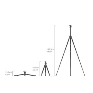 SMALLRIG 6598 TRAVEL Ultralekki karbonowy statyw podróżniczy z głowicą FOTO